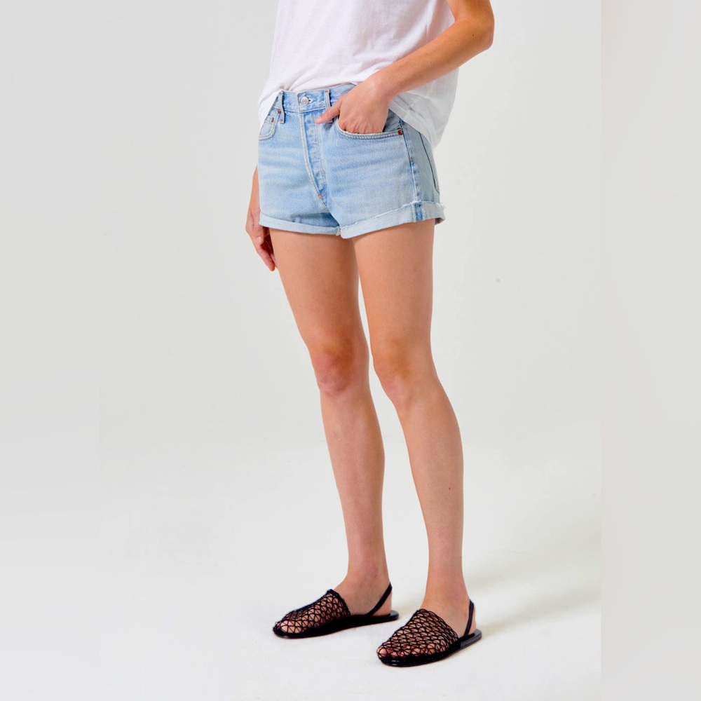 AGOLDE parker vintage rolled shorts. In color Farewell. Never worn! Size 28.
